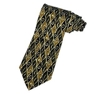 Z Inc. Elegant Olive Green 100% Silk Mens Tie 3.75"x61" Classic Designer Necktie
